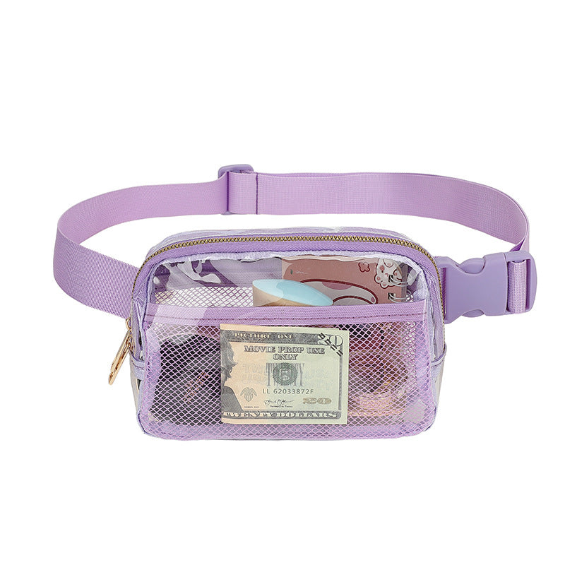 Wholesale Waist bag nylon waterproof chest bag outdoor sports running mobile phone bag versatile crossbody men and women